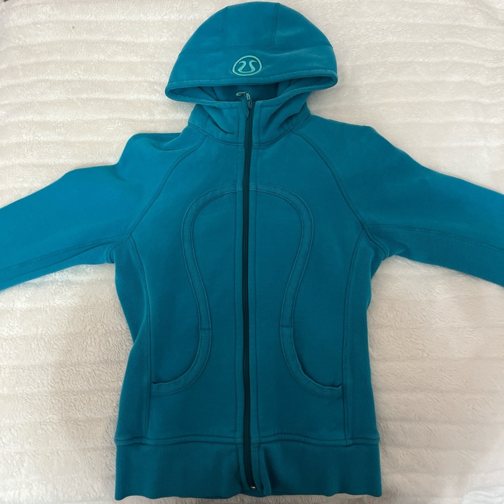 lululemon athletica blue Zip-Up Hoodie